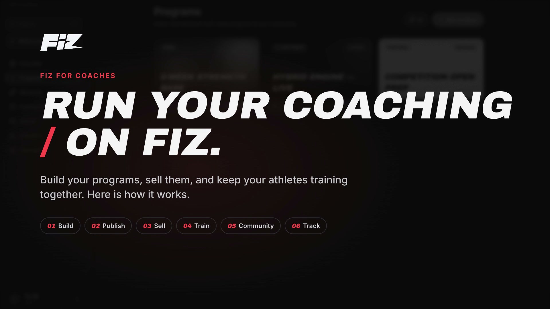 Watch the coaches demo, 84s
