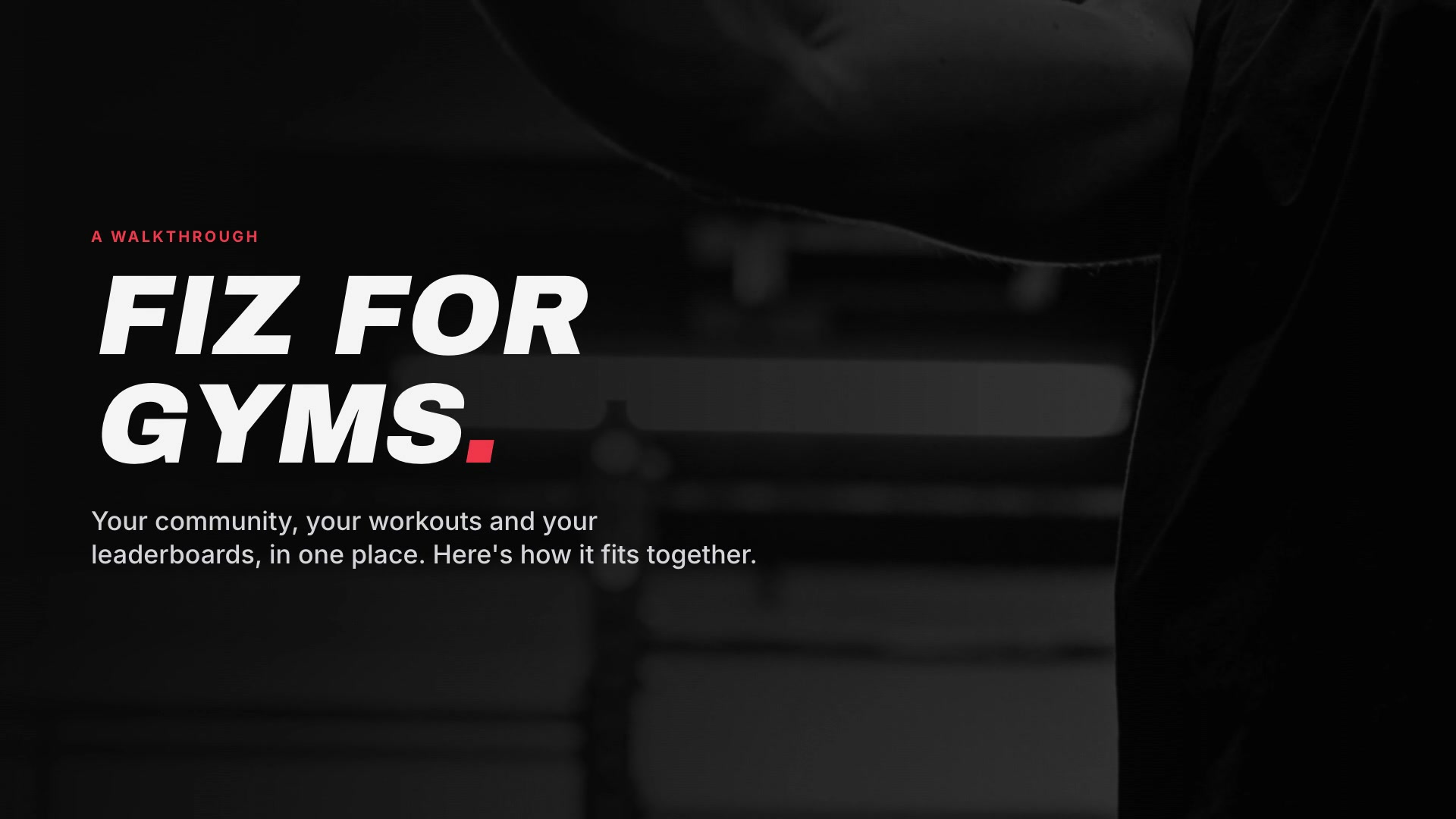 Watch the gyms and clubs demo, 76s